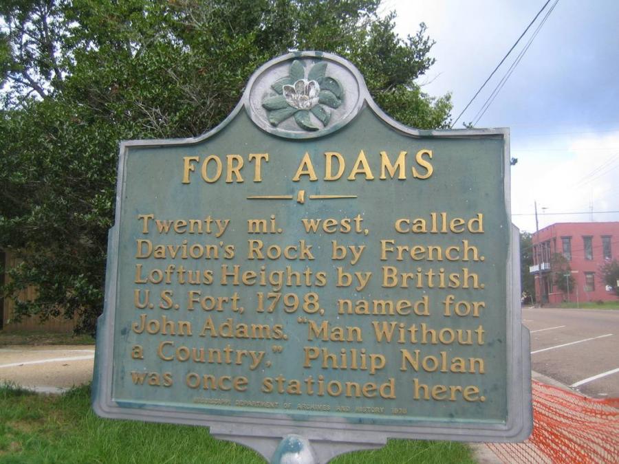 Fort Adams Wilkinson County Mississippi